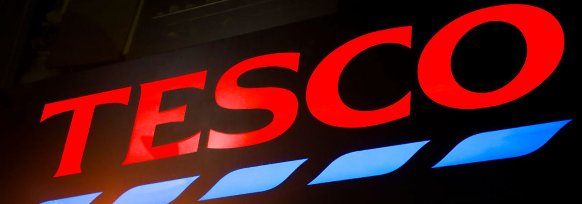 Tesco warehouse sign 