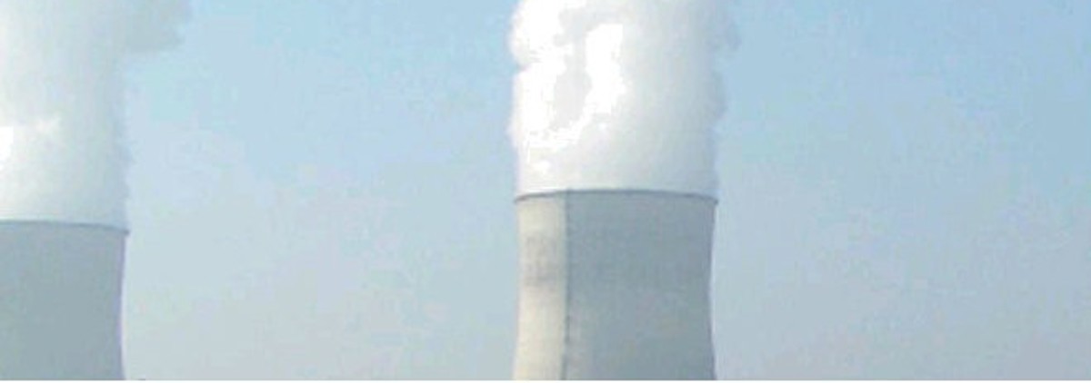 Smoking Nuclear Chimney