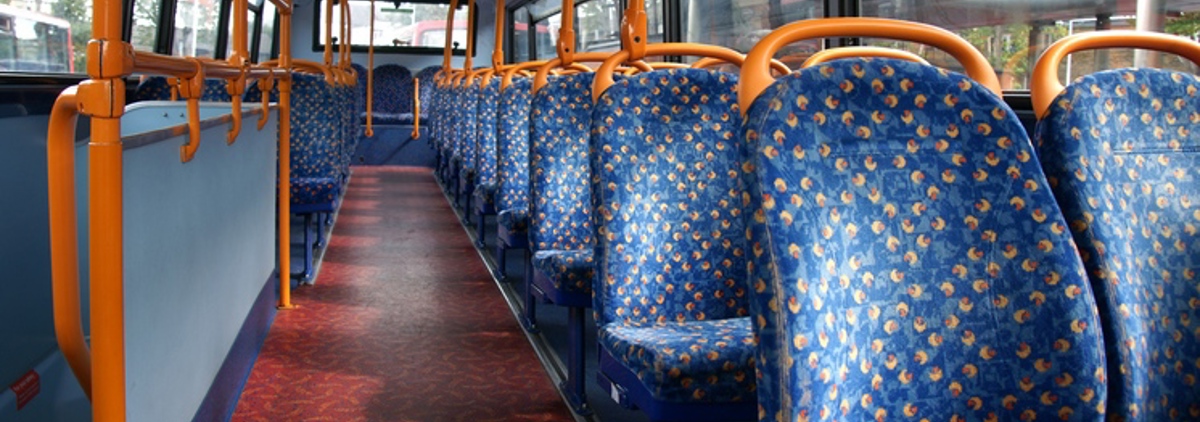 Stagecoach upper deck bus seats