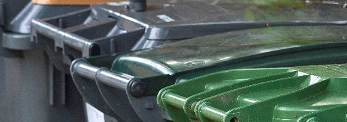 wheelie bins