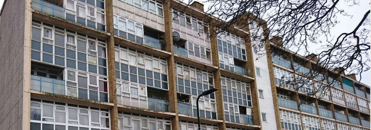 Social housing estate block