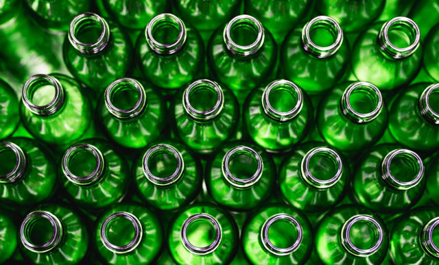 green glass bottles article image