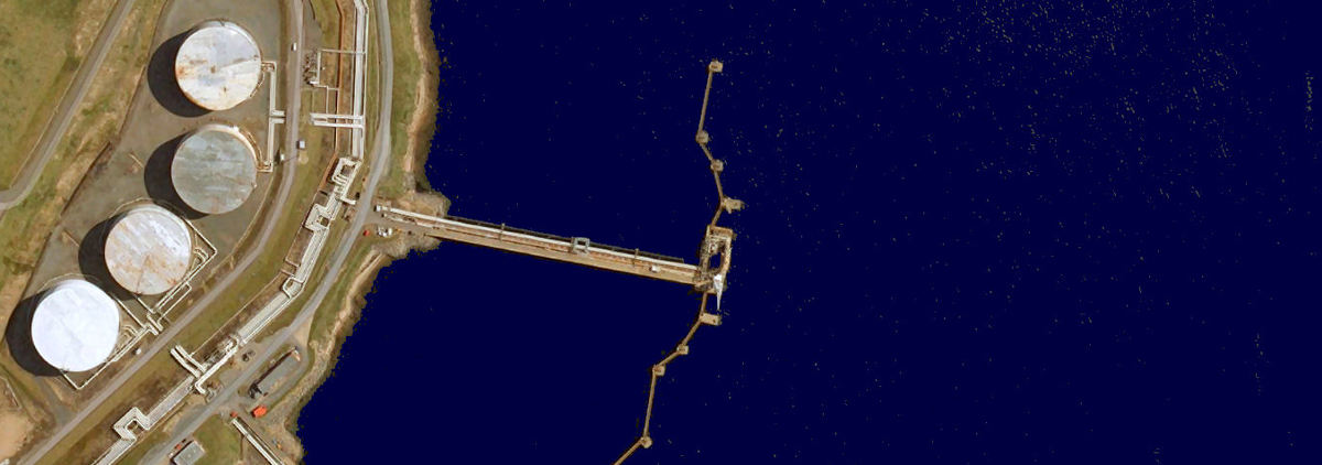 Sullom Voe oil terminal