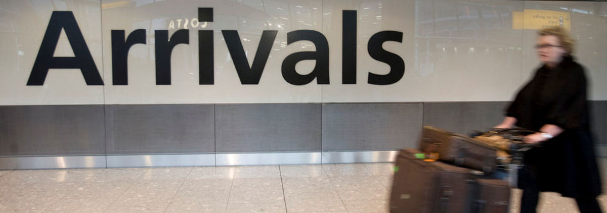 Heathrow arrivals