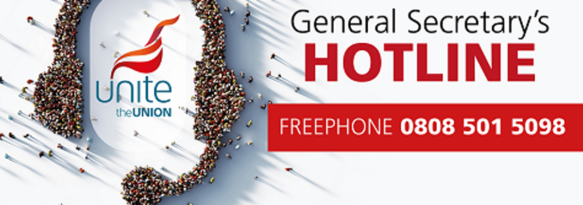 General secretary's hotline