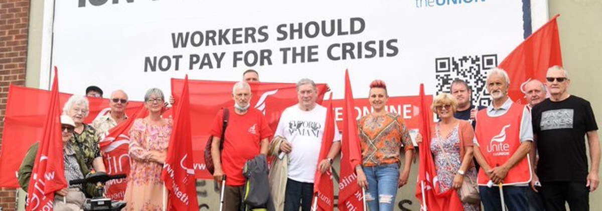 Grimsby launch of Unite for a Workers' economy campaign