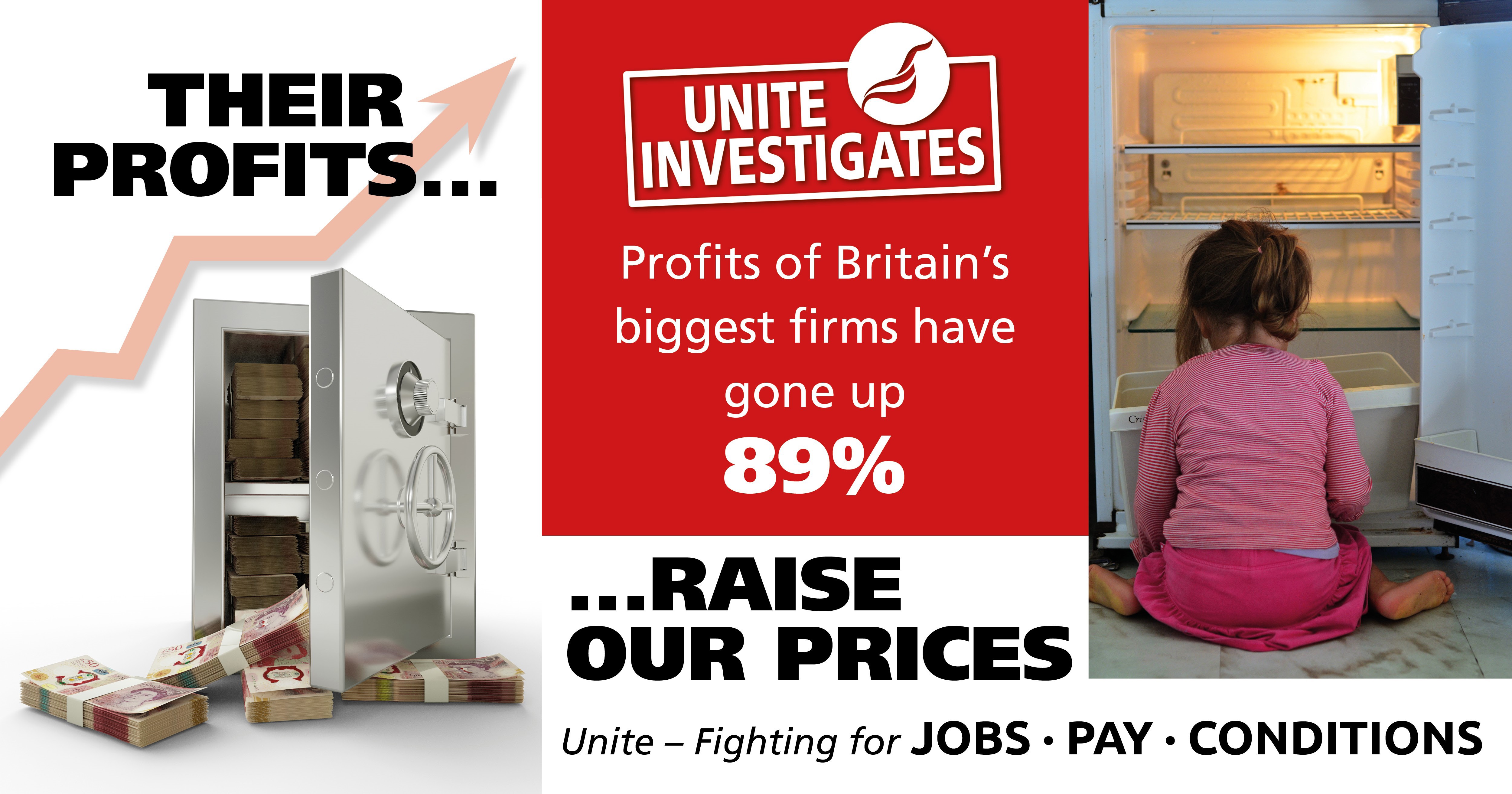 Unite Investigates - their profits raise our prices