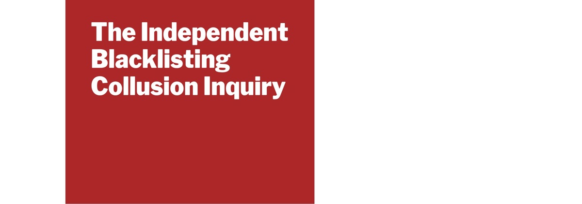 The Independent Blacklisting Collusion Inquiry