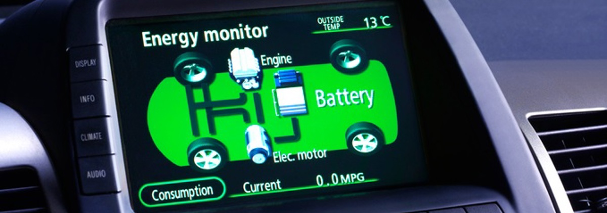 electric car battery display