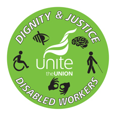 Unite Disabled Members logo 2023