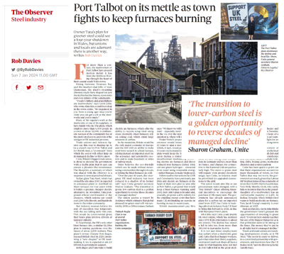A golden opportunity to keep steelmaking alive