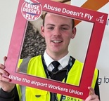 Abuse Doesn't Fly campaign cutout
