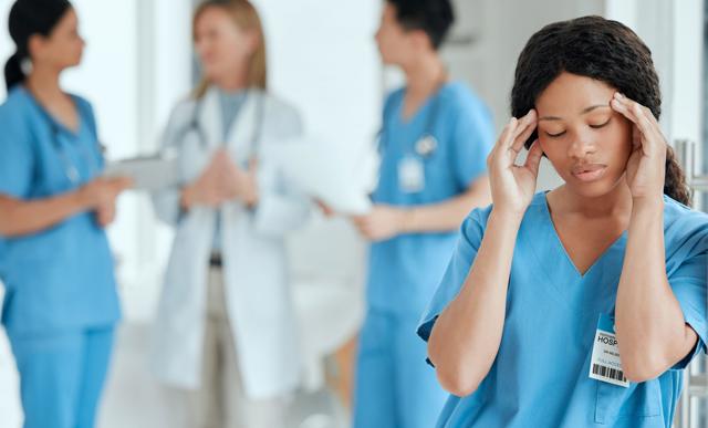 Sad health staff article image